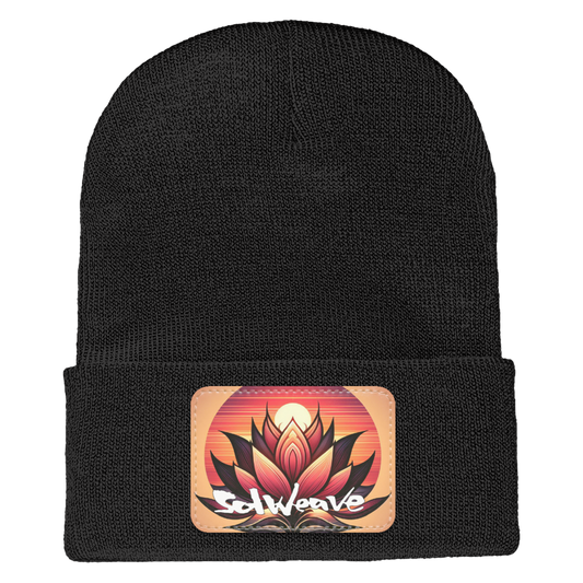 SolWeave "Lotus Sunset" Beanie - Comfort for Life's Transitions